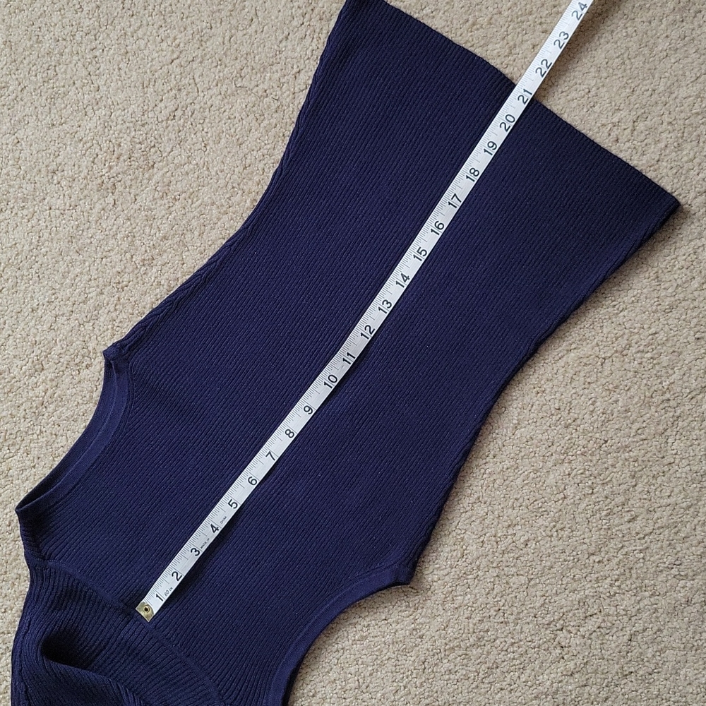 B.Moss Sleeveless Cowl Neck Sweater - Picture 6 of 6